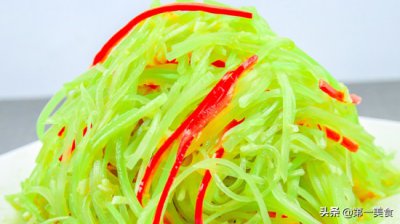 ​莴笋丝凉拌怎么做？有妙招，学会这两个小窍门，口感清脆，营养又开胃