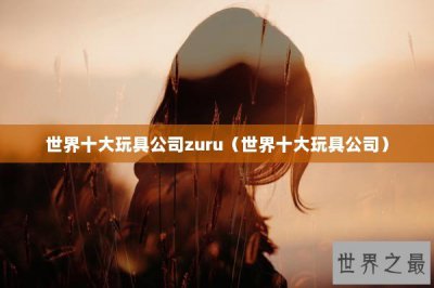 ​世界十大玩具公司zuru（世界十大玩具公司）