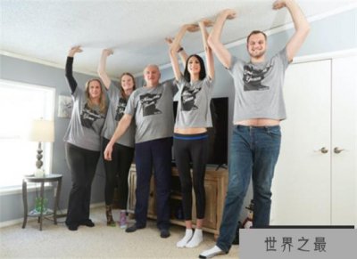 ​世界上身高最高的一家人 平均身高2.03m（巨人之家）