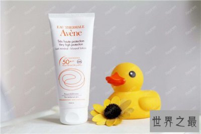 ​全球十大防晒霜排行榜 安热沙ANESSA成为最抢手产品
