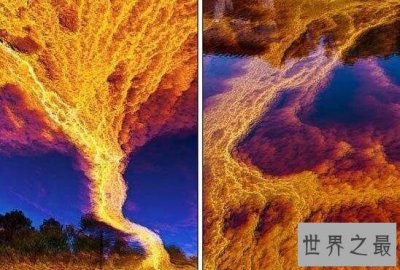 ​火焰龙卷风，火龙直冲上天(世界五大火焰龙卷风)