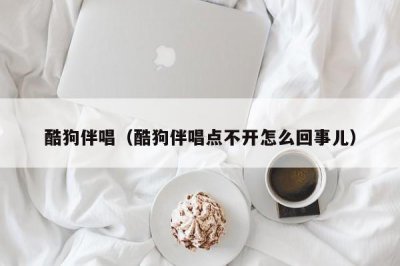 ​酷狗伴唱（酷狗伴唱点不开怎么回事儿）