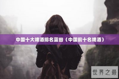 ​中国十大啤酒排名蓝田（中国前十名啤酒）