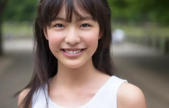 日本透明感美少女驹井莲，无滤镜素颜也美翻天！