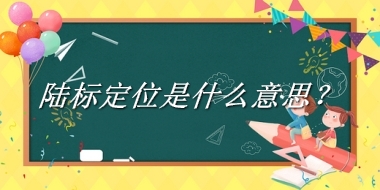 陆标定位是什么意思？