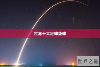 ​世界十大足球垫球