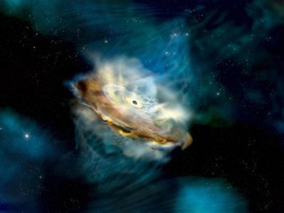 ​1ES 1927+654星系的奇怪涌动光芒可能会改变科学家对超大质量黑洞的看法