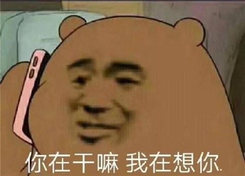 你在干嘛，我在想你