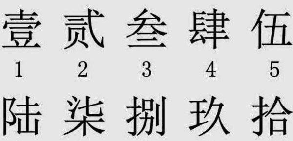 生活大写的壹贰叁到十怎么写(大写的数字正确写法)  1