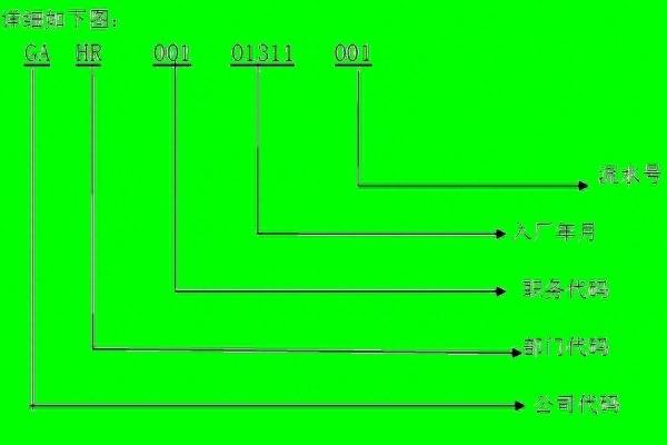 生活员工厂牌编号怎么编（员工厂牌编号的通常编排方法）  3