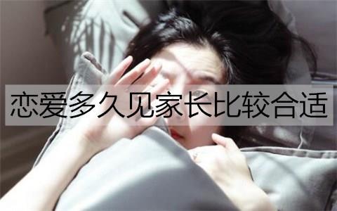 恋爱多久见家长比较合适1