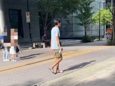 ​唐治平失联后现身街头 身形消瘦状态未好转