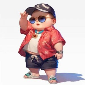 ​吴镇宇之子成为小胖墩，潜力无限